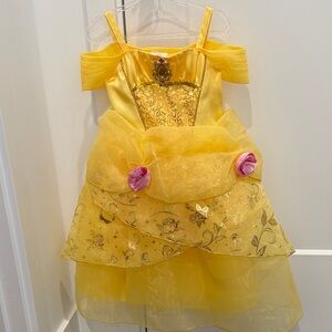 Disney Yellow Belle-Inspired Sparkle Princess Dress